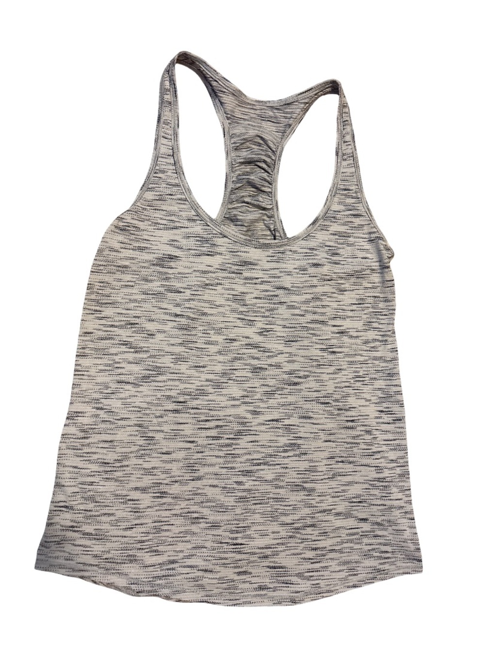 lululemon athletica Heathered Light Gray Racerback Tank